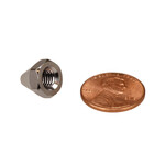 Dia-Compe Dia-Compe bicycle brake caliper pivot dress up cone nut - CHROME