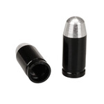Trik Topz Bullet Tip Bicycle Valve Caps (pair) - BLACK