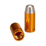 Trik Topz Bullet Tip Bicycle Valve Caps (pair) - GOLD