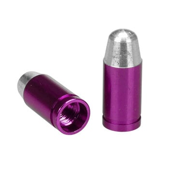 Trik Topz Bullet Tip Bicycle Valve Caps (pair) - PURPLE