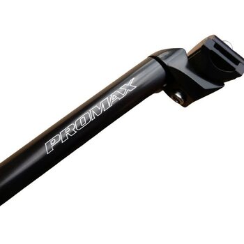 Promax micro adjust aluminum alloy bicycle seat post 25.4mm x 350mm - BLACK