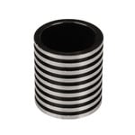Porkchop BMX Stem stiffener for old school BMX 21.1mm quill bicycle stems - BLACK/SILVER