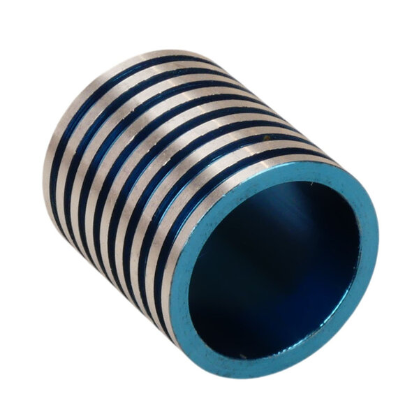 Porkchop BMX Stem stiffener for old school BMX 21.1mm quill bicycle stems - BLUE/SILVER