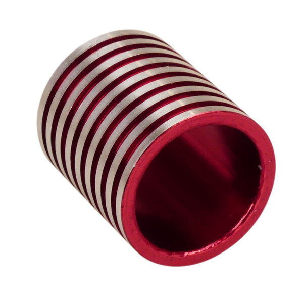 Porkchop BMX Stem stiffener for old school BMX 21.1mm quill bicycle stems - RED/SILVER