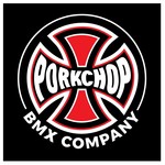 Porkchop BMX Porkchop BMX "Indeporkdent" decal sticker 2 15/16" x 2 15/16" BLACK, RED and WHITE