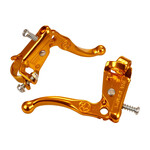 Dia-Compe Dia-Compe Tech 3 old school BMX brake levers lever set - GOLD ANODIZED