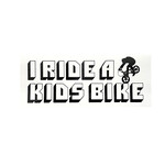 Stay Rad "I RIDE A KIDS BIKE" decal sticker 5 1/2" x 2 1/4"