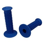A'ME AME reissue BUBBLE FONT old school BMX bicycle grips - ROUNDS - BLUE