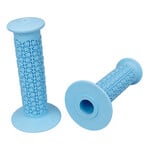 A'ME AME reissue BUBBLE FONT old school BMX bicycle grips - ROUNDS - BABY BLUE