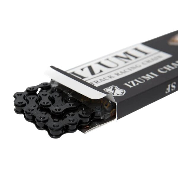 Izumi Izumi x MASH BMX single speed bicycle chain 1/2" X 1/8" 116L JET BLACK