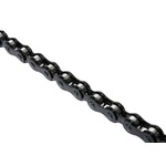 Izumi Izumi x MASH BMX single speed bicycle chain 1/2" X 1/8" 116L JET BLACK w/ SILVER rollers