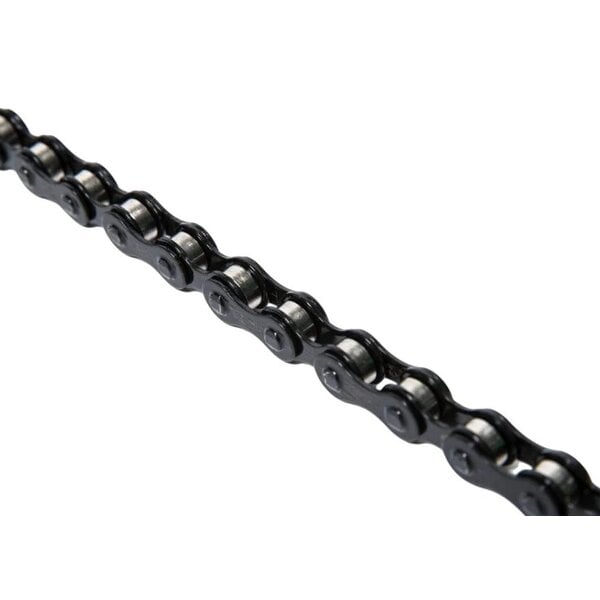 Izumi Izumi x MASH BMX single speed bicycle chain 1/2" X 1/8" 116L JET BLACK w/ SILVER rollers