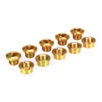 Porkchop BMX Titanium BMX bicycle single speed chainring bolts - set of 5 - GOLD