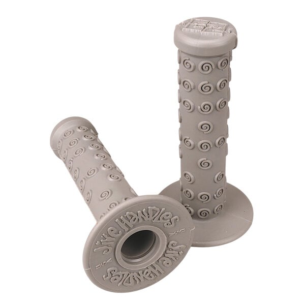 Neal Enterprises EZ Jive Handles old school BMX bicycle grips - GREY-GRAY - NOS!