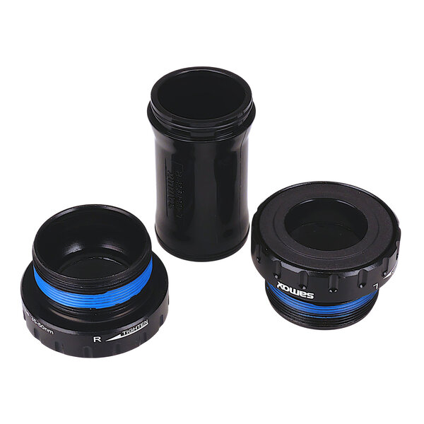 Samox Euro Outboard BSA bottom bracket for 24mm spindle, 68mm shell BLACK