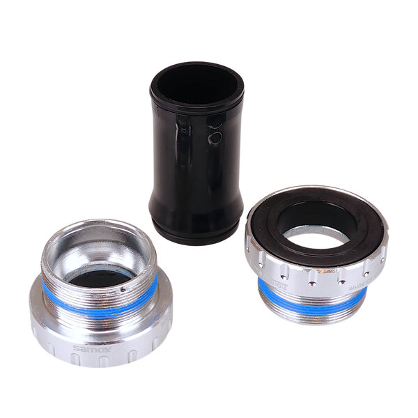 Samox Euro Outboard BSA bottom bracket for 24mm spindle, 68mm shell SILVER