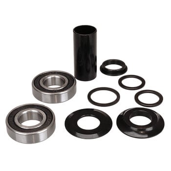 19mm Sealed Bearing MID Bottom Bracket BLACK (for 73mm shell)