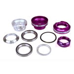 Tange-Seiki Tange MX320 sealed bearing aluminum alloy old school BMX bicycle headset - 1" threaded w/ 32.7mm cups - PURPLE