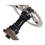 SE Racing SE Racing 24mm spindle alloy BMX bicycle 2 piece crankset w/ Euro Outboard BB - 180mm - SILVER w/ BLACK BB