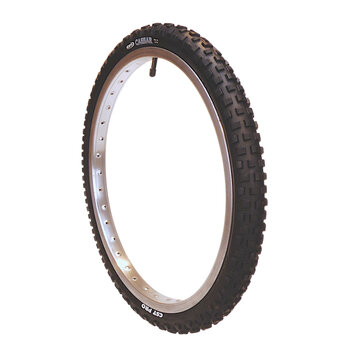 Cheng Shin C1244  "Caesar" KNOBBY dirt tread old school BMX bicycle tire - 20" X 1.75" - BLACK