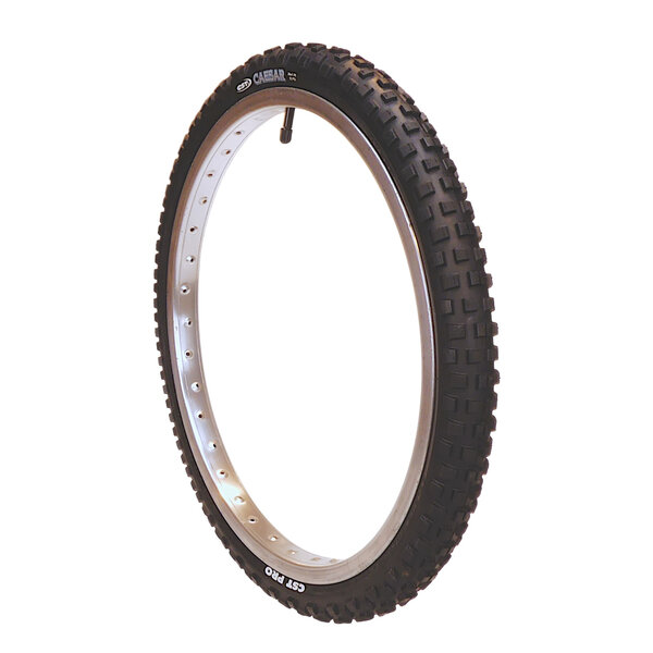 Cheng Shin C1244  "Caesar" KNOBBY dirt tread old school BMX bicycle tire - 20" X 1.75" - BLACK
