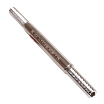 Porkchop BMX Porkchop BMX REAR Bicycle CR-MO chromoly hollow hub axle for sealed bearing - 3/8" X 26T , 156mm long - CHROME
