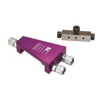 Porkchop BMX Porkchop BMX Porkvert bicycle gyro upper brake cable splitter - PURPLE ANODIZED