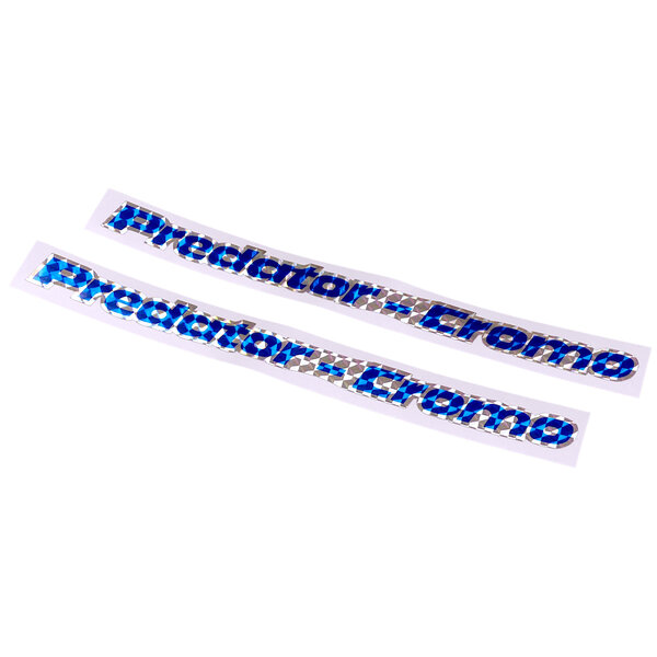 Schwinn 1982 Schwinn Predator Cro-Mo holographic frame downtube decals (PAIR) BLUE