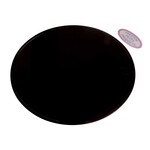 Preston Petty Products Preston Petty old school BMX OVAL Number Plate 11"X 9" BLACK
