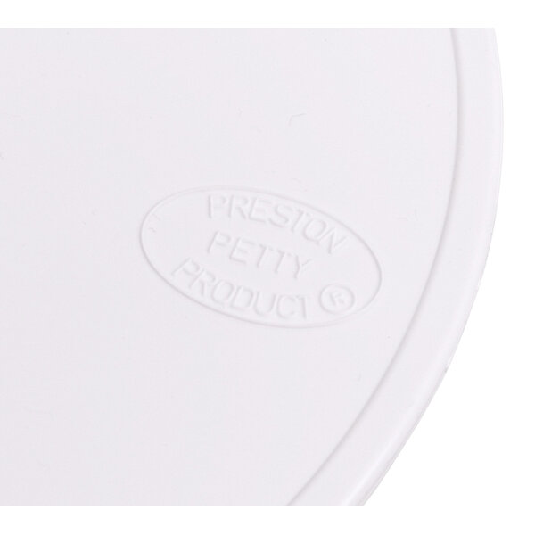 Preston Petty Products Preston Petty old school BMX OVAL Number Plate 11"X 9" WHITE