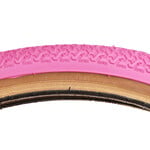 Kenda Kenda K55 freestyle tread BMX bicycle skinwall tire - 20" X 1.75 - PINK
