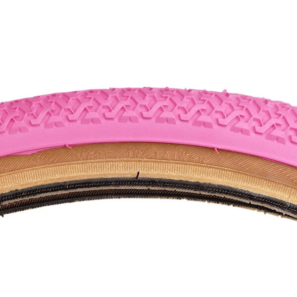 Kenda Kenda K55 freestyle tread BMX bicycle skinwall tire - 20" X 1.75 - PINK