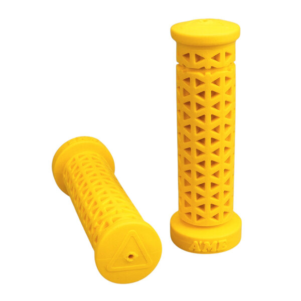 A'ME A'ME Zone bicycle BMX MTB flangeless grips (SOFT) - YELLOW