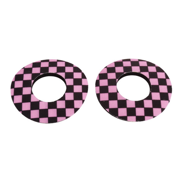 Porkchop BMX Porkchop BMX old school BMX bicycle foam grip donuts CHECKERBOARD BLACK / PINK