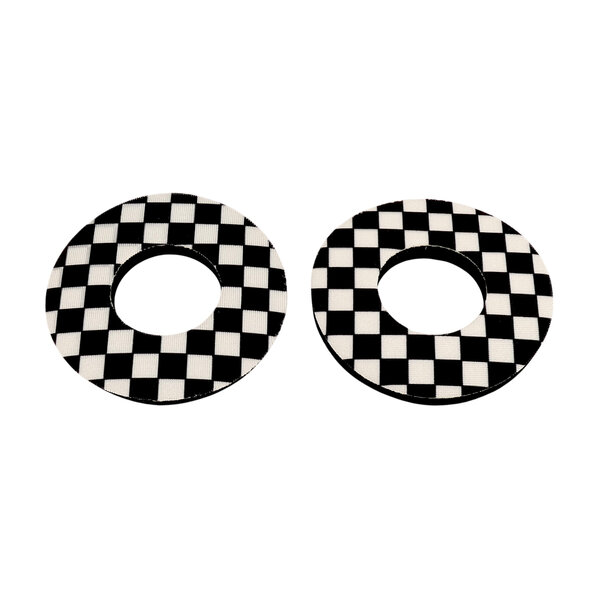 Porkchop BMX Porkchop BMX old school BMX bicycle foam grip donuts CHECKERBOARD BLACK / WHITE