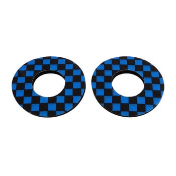 Porkchop BMX Porkchop BMX old school BMX bicycle foam grip donuts CHECKERBOARD BLUE / BLACK
