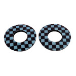 Porkchop BMX Porkchop BMX old school BMX bicycle foam grip donuts CHECKERBOARD GREY / BLACK