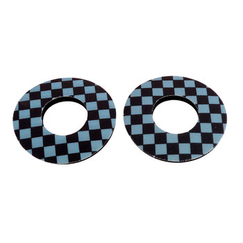 Porkchop BMX Porkchop BMX old school BMX bicycle foam grip donuts CHECKERBOARD GREY / BLACK