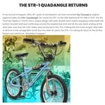 SE Racing 2020 SE Racing STR-1 Quadangle frame & fork (#440) - NEW IN BOX