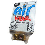 NOS Trik Topz "Air Wear" dice Schrader valve caps (PAIR) - GOLD