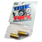 NOS Trik Topz BULLET Schrader valve caps (PAIR) - GOLD