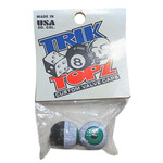 NOS Trik Topz EYEBALL Schrader valve caps (PAIR) - GREEN