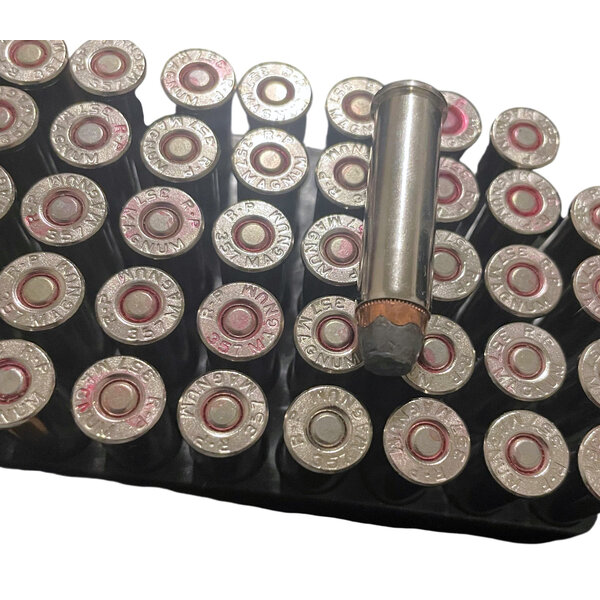 NOS Trik Topz REAL .357 SHELL CASING Schrader valve caps (PAIR) - SILVER
