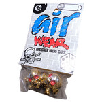 NOS Trik Topz SKULL "Air Wear" Schrader valve caps (PAIR) - GOLD
