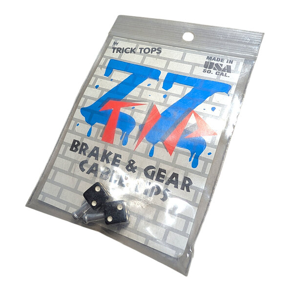 NOS Trik Topz dice brake cable end tips (PAIR) - BLACK