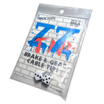 NOS Trik Topz dice brake cable end tips (PAIR) - WHITE