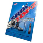 NOS Trik Topz plastic PRESTA valve caps (SET of 4) - CHROME