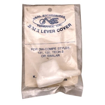 Neal Enterprises NOS Neal Enterprises rubber BMX brake lever cover for Dia-Compe 131 135 Tech 3 - WHITE
