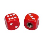 NOS Dice Bicycle Brake Cable End Tips (pair) RED