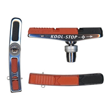 Kool Stop Kool-Stop - V-Brake Type 2 Holder - Brake Pads - Threaded - Black